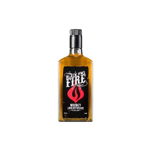 WHISKEY BLACK OWL FIRE 750ml