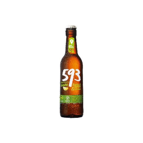 CERVEZA 593 LAGER LIMON 330 ML