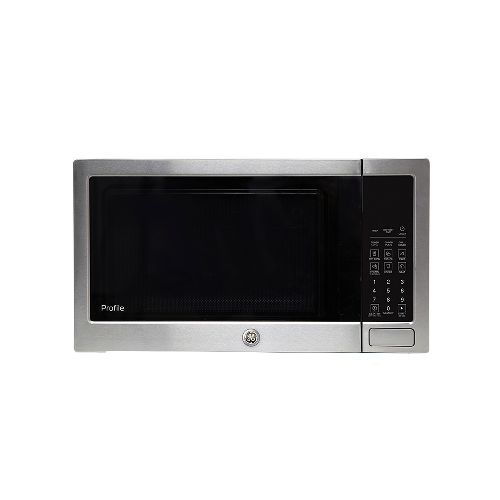 Horno de microondas Empotrable de 45.3L Acero Inoxidable con Vidrio Negro GE Profile  