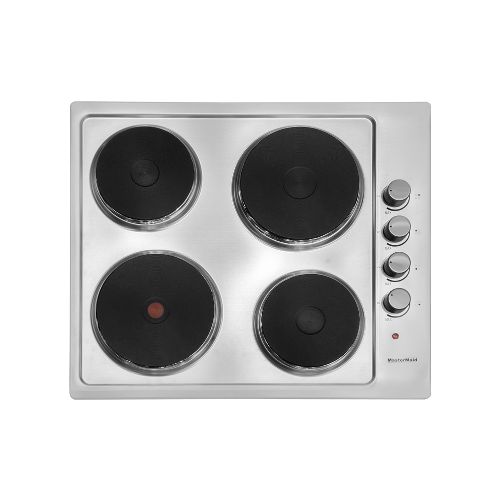 Cocina Eléctrica con 4 Quemadores de Acero Inoxidable de 50x58cm Mastermaid  