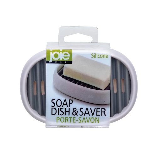 Jabonera Base Silicón Blanco Negro Joie