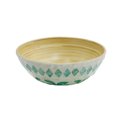 Bowl Vinh Nacar 20cm Blanco Verde  