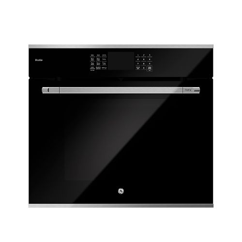 Horno a Gas 80cm Negro Acero Inoxidable con Convección y Freidora de Aire 80cm 99L GE