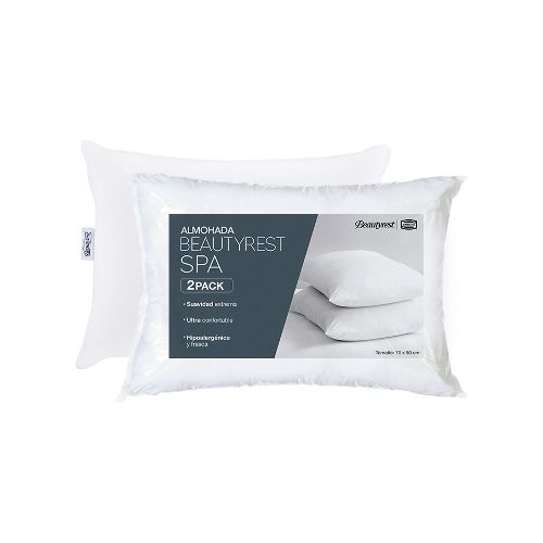 Almohada Spa de 70x50cm Beautyrest Set de 2 Unidades