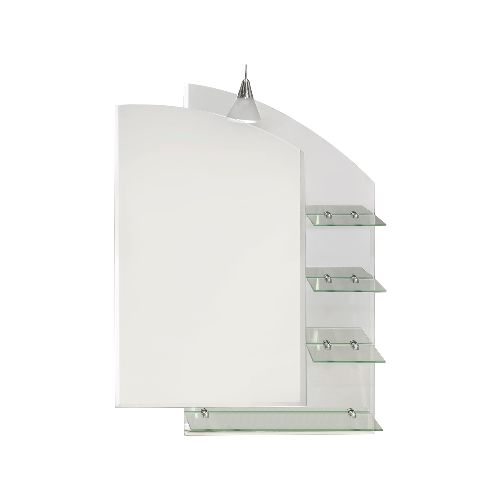 Espejo Vertical Con Repisa Triple 90x65cm