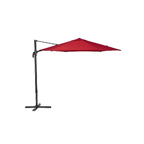 Parasol Lateral Rojo Aluminio/Acero 200G | Naterial: Sombrilla de Estilo y Funcionalidad para tu Espacio Exterior en Promart