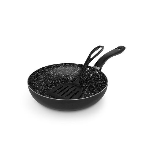 Sartén Orange NoirSkillet 26cm Antiadherente con Espátula - Innovación en Cocina en Promart