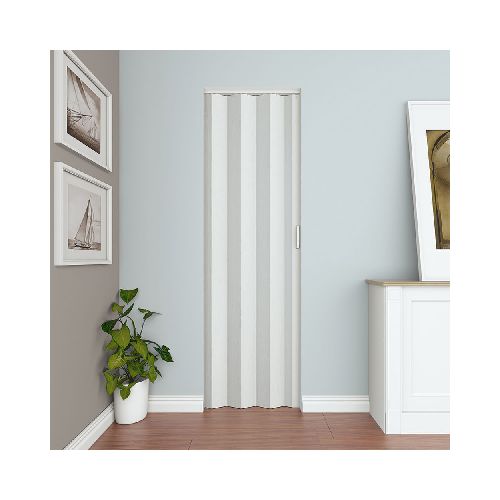 Puerta Plegable Basic 70x200cm Blanco Veteado | Bricco: Funcionalidad y Estilo en Promart