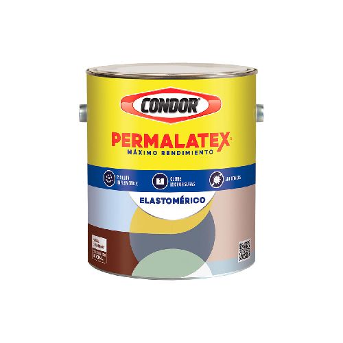 Pintura Látex Elastomérico 1GL Permalatex | Condor en Promart