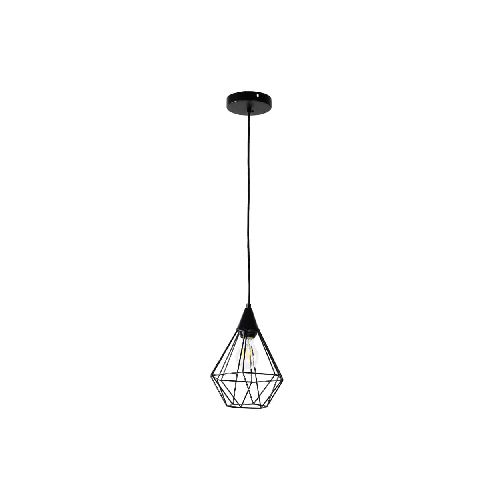 Lámpara Colgante x1 E27 Rejilla de Diamante Color Negra | Kasalight: Elegancia y Estilo en Promart