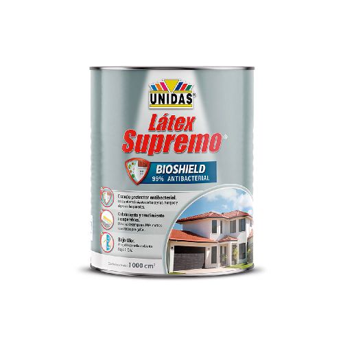 Pintura Látex Supremo Mate Blanco Antiguo 1l | Unidas en Promart