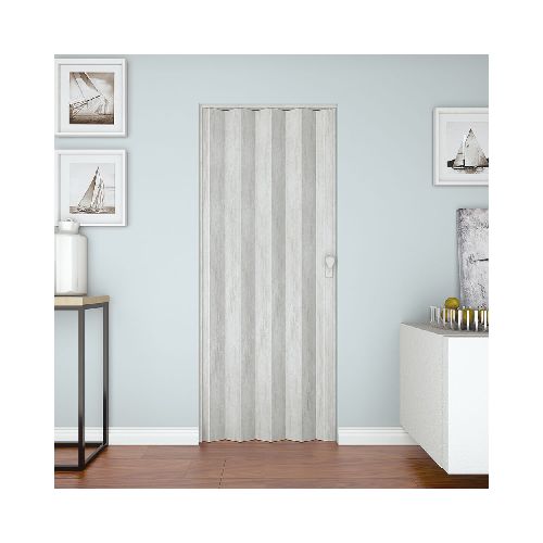 Puerta Plegable Elegant 90x200cm Gris Piedra | Bricco: Funcionalidad y Estilo Moderno en Promart