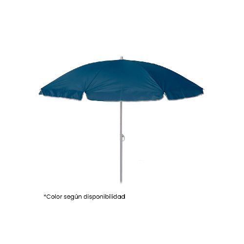 Sombrilla de Playa Unicolor 152cm con Altura Regulable | Protección y Estilo en Promart