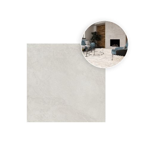 Porcelanato Marmolizado Triton White 60x60cm 1.74m2 | Graiman | Graiman en Promart