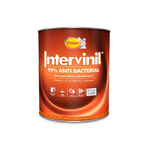 Pintura Látex Intervinil Mate Marfil 1 Litro Pintuco - Elegancia y Calidez en tus Espacios en Promart