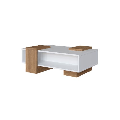 Mesa de Centro Sense Blanco/Miel | Delmarco Moveis | Elegancia y Funcionalidad en Promart