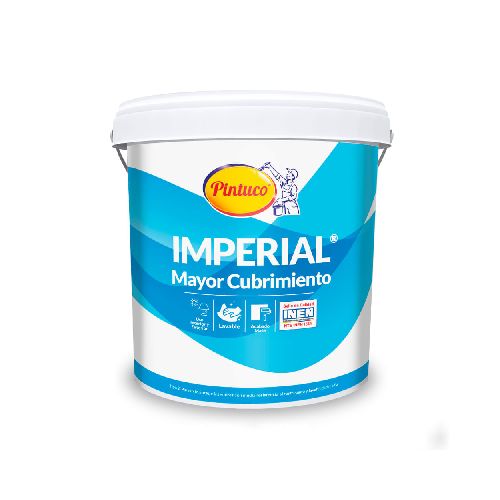 Pintura Látex Imperial Blanco Puro Mate Pintuco 1 Galón - Claridad y Elegancia en Promart