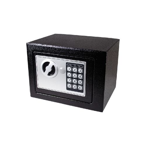 Caja Fuerte Eléctrica Mecánica Negra 23x17x17 cm | Werken: Compacta y Segura en Promart