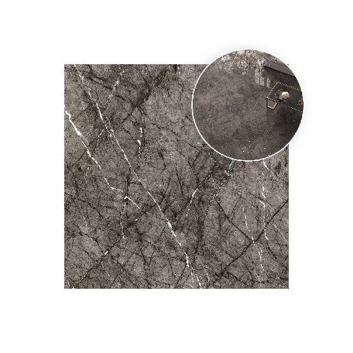 Porcelanato Kristal Black Brillante 60x60cm | Rialto - Estilo en Negro y Gris en Promart