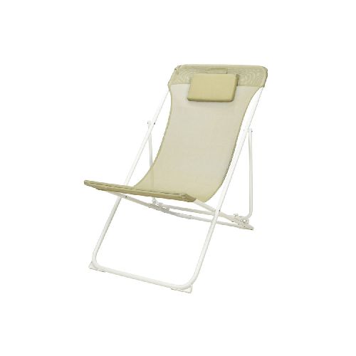 Silla de Playa Plegable Unicolor PVC/Poliéster | ProBeach - Simplicidad y Comodidad en Promart