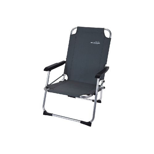 Silla Plegable Gris Pro Beach con Aluminio | Redcliffs: Confort y Durabilidad para tus Aventuras en Promart