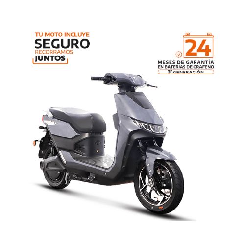 Compra - Yadea  Scooter Eléctrico T9 | 2024 Gris - Moto Power | Tu tienda de motos, bicicletas y movilidad