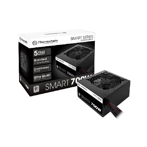 FUENTE DE PODER THERMALTAKE SMART 700 WATTS – 80 PLUS (PS-SPD-0700NPCW-W)