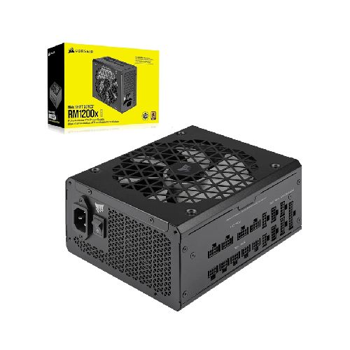 FUENTE DE PODER CORSAIR RM1200X SHIFT – 80 PLUS GOLD – FULLY MODULAR – BLACK (CP-9020254-NA)