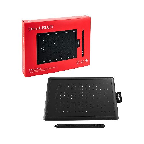 Tableta digitalizadora One By Wacom Black/Red (CTL472K1A)