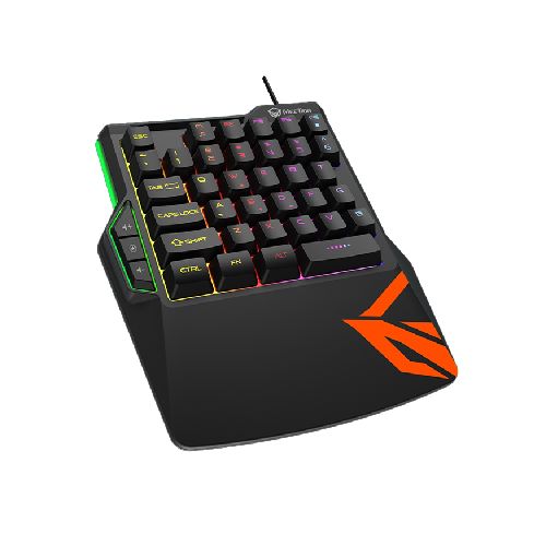 KeyPad Teclado gamer de una mano Meetion MT-KB015 – USB – Retroiluminado arcoiris