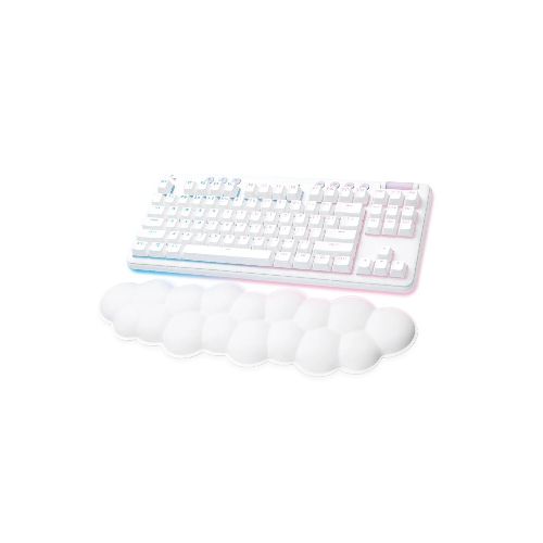 Teclado Logitech G715 TKL, Mecánico, Switch Tactile, Inalámbrico, White Aurora Collection