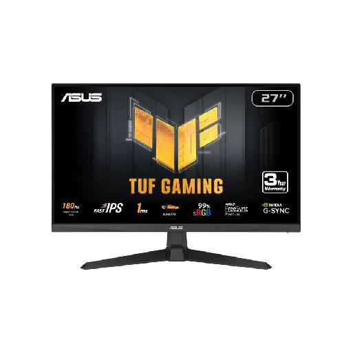 MONITOR ASUS TUF GAMING VG279QL3A – 27″ FHD – 180HZ FAST IPS – ELMB – 1MS GTG – FREESYNC PREMIUM – 99% SRGB – HDMI V2.0/DP 1.4