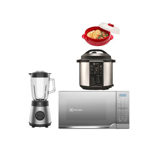 Combo: Olla A Presión 6L+ Licuadora  6 Velocidades + Microondas 25L - Electrolux Ecuador