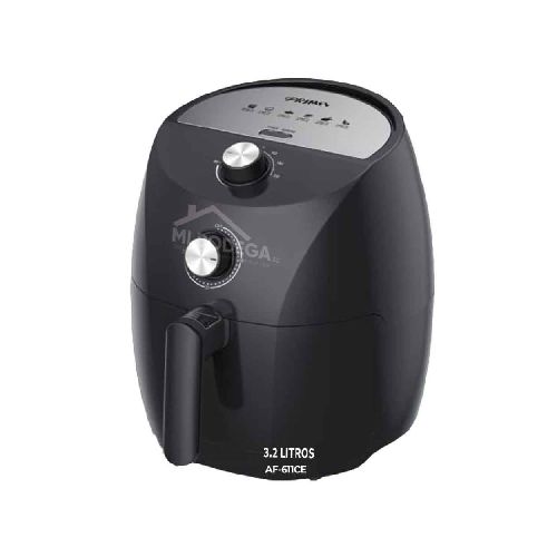 Freidora de aire Prima, 3.2 litros, 1400W, color negro en oferta - cómpralo solo en Mi Bodega.