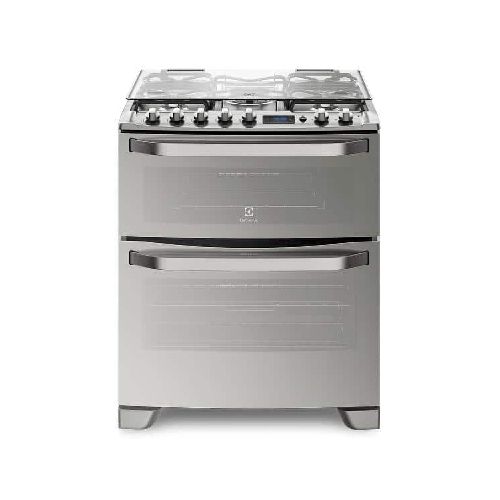 Cocina a gas Electrolux (76DXR) 5 quemadores triple corona grill elétrico 76 cm doble horno color silver – MundoTek.com.ec | Mayoristas en Tecnología  