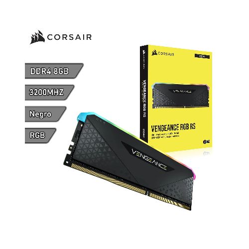 Memoria RAM DDR4 Corsair Vengeance RGB RS 8Gb 3200Mhz | Quito Ecuador