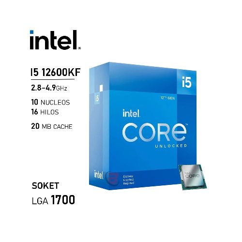 Procesador Intel Core i5 12600KF 2.8GHz LGA1700 12va | Quito Ecuador