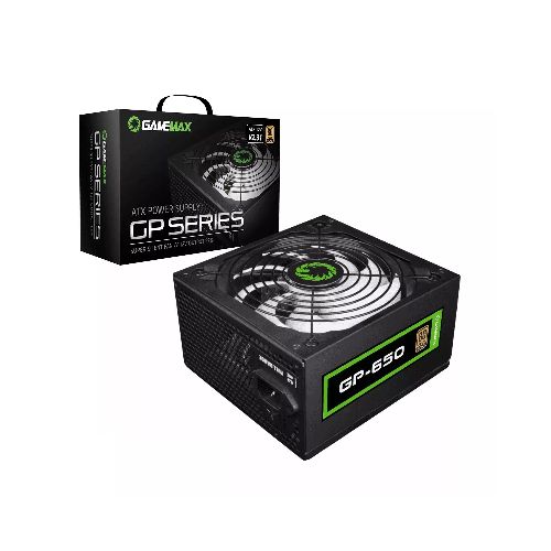 Fuente de poder 650W Gamemax GP-650 80+ Bronce | Quito Ecuador