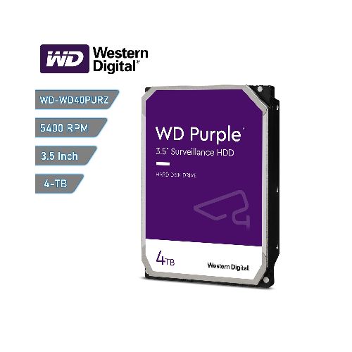 Disco duro HDD 4Tb Western Digital WD40PURZ | Quito Ecuador