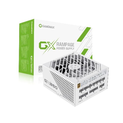 Fuente de poder 850W Gamemax GX-850 PRO White 80+ Gold Modular | Quito Ecuador