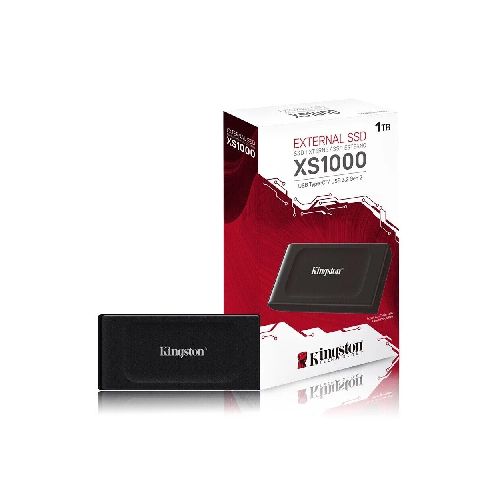 Disco duro SSD externo 1Tb Kingston XS1000 USB 3.2 Negro | Quito Ecuador