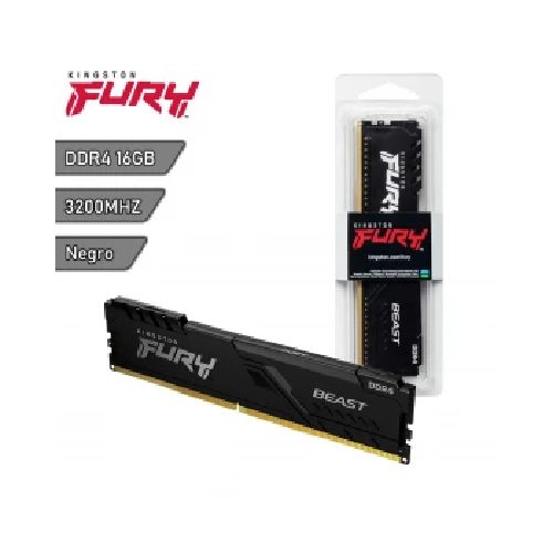 Memoria RAM DDR4 Kingston Fury Beast 16Gb 3200Mhz | Quito Ecuador