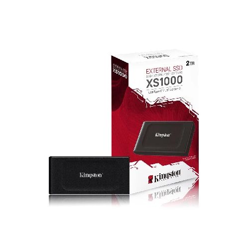 Disco duro SSD externo 2Tb Kingston XS1000 USB 3.2 Negro | Quito Ecuador