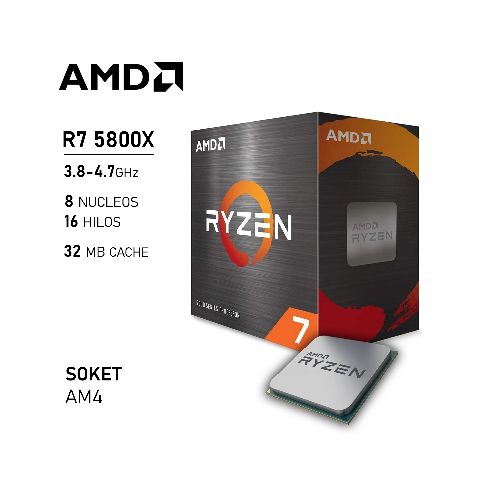 Procesador AMD Ryzen 7 5800X 3.8GHz AM4 | Quito Ecuador