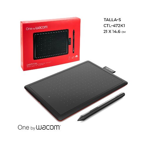 Tableta Digitalizadora One by Wacom Small BLK / RED | Quito Ecuador