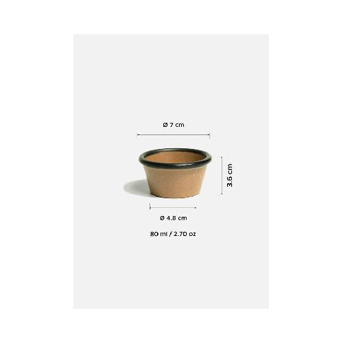 Plato Ramekin terra brown TAV  