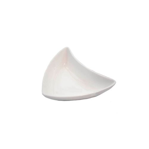 Complemento Anfora Plato Tapa Triangular en Porcelana  