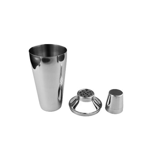 Cocktelera Shaker Bar de Acero Inox 16 oz 3 pzas TRV  