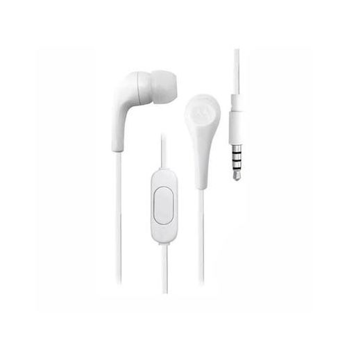 Audífonos Motorola In Ear Blanco Earbuds 105 | Artefacta Ecuador