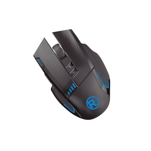 Mouse Gaming Radioshack Deadbolt 8D 3200 Dpi Negro Y Azul| Artefacta Ecuador